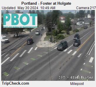 Traffic Cam Portland - Foster at Holgate